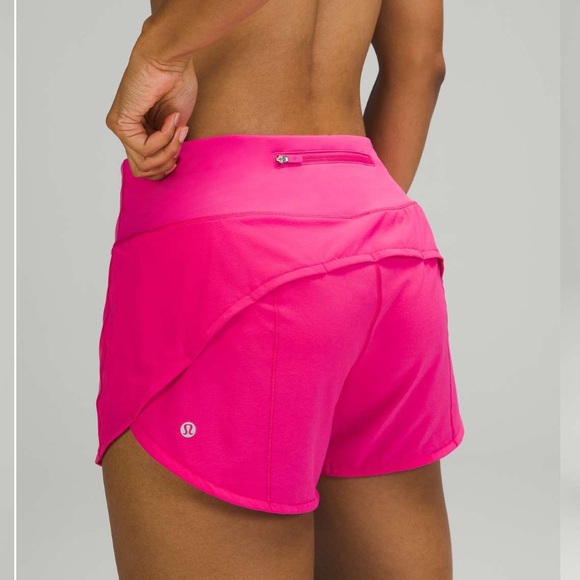 NWT Lululemon Speed Up MR Short 4” Sonic Pink - Picture 1 of 5